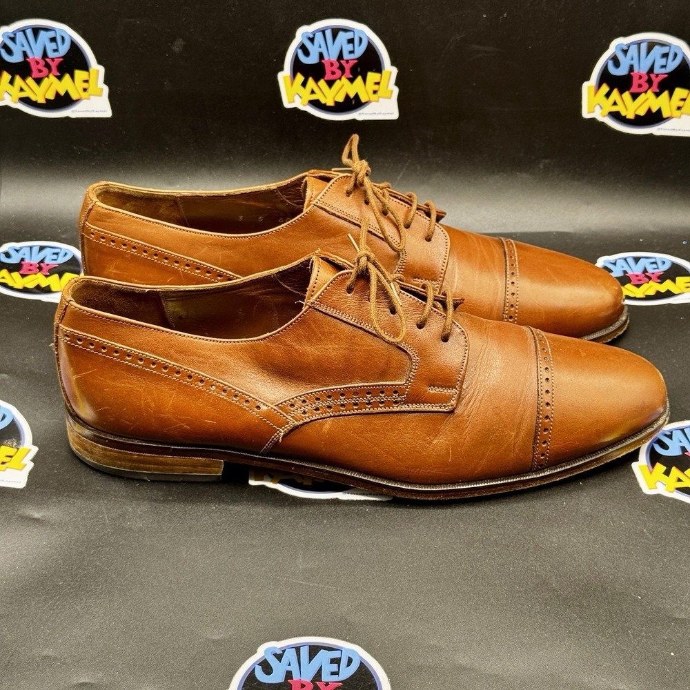 Size 11 - E.T Wright Calf Leather Cap Toe Oxford Shoes